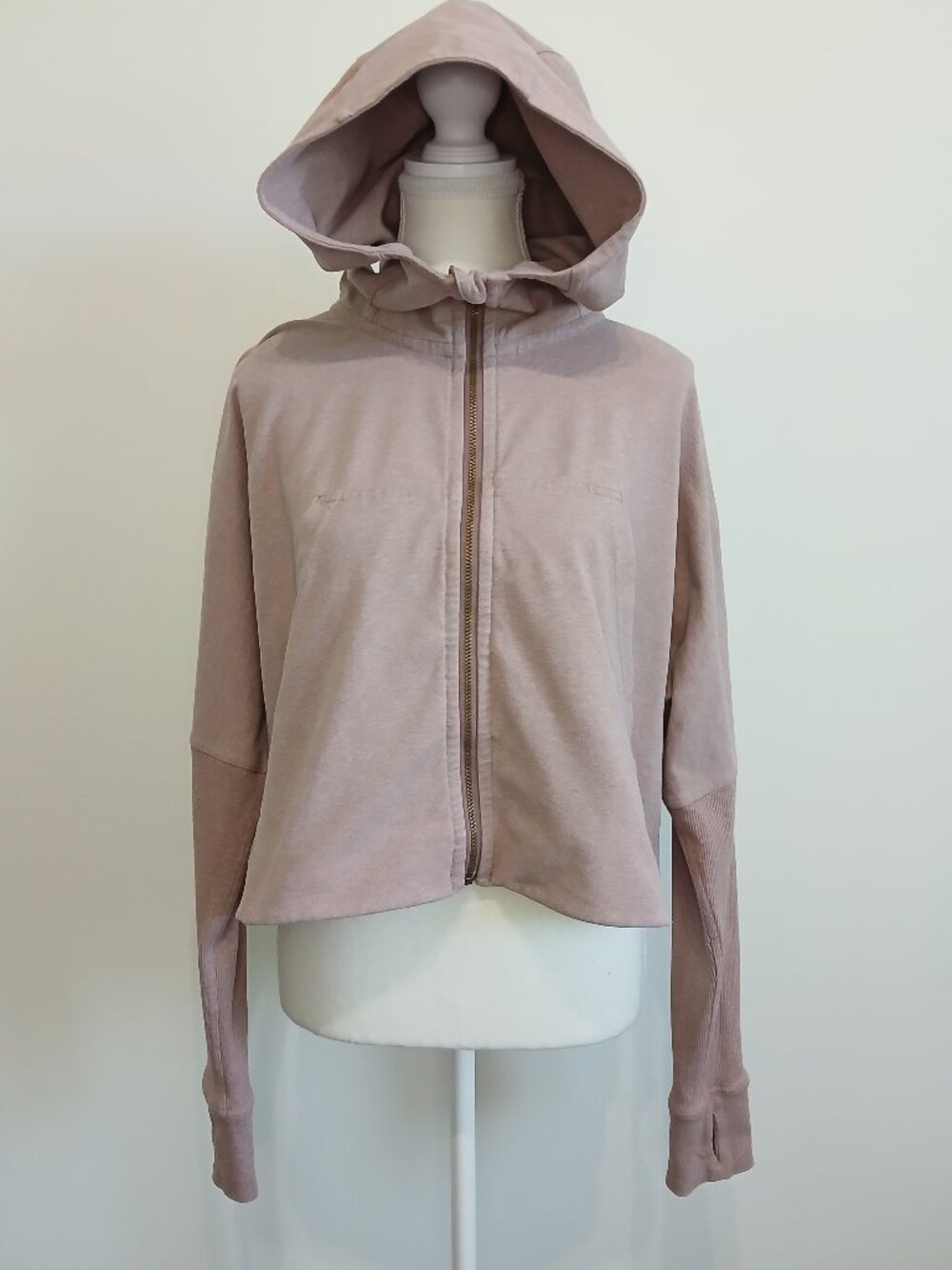 Lululemon Oversized Cropped Full Zip Hoodie Size 10